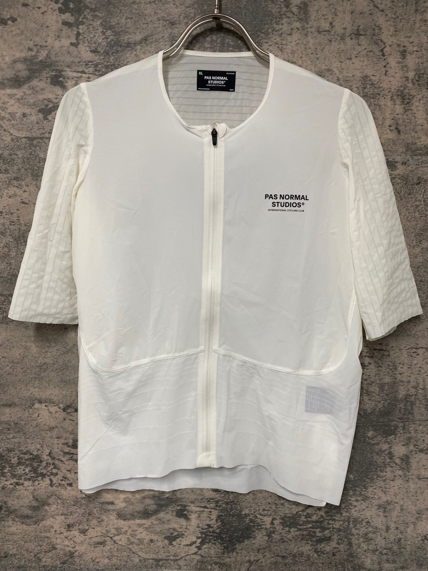 JC434 パスノーマルスタジオ Pas Normal Studios | Men's Mechanism Pro Jersey 半袖 サイクルジャージ オフホワイト XL