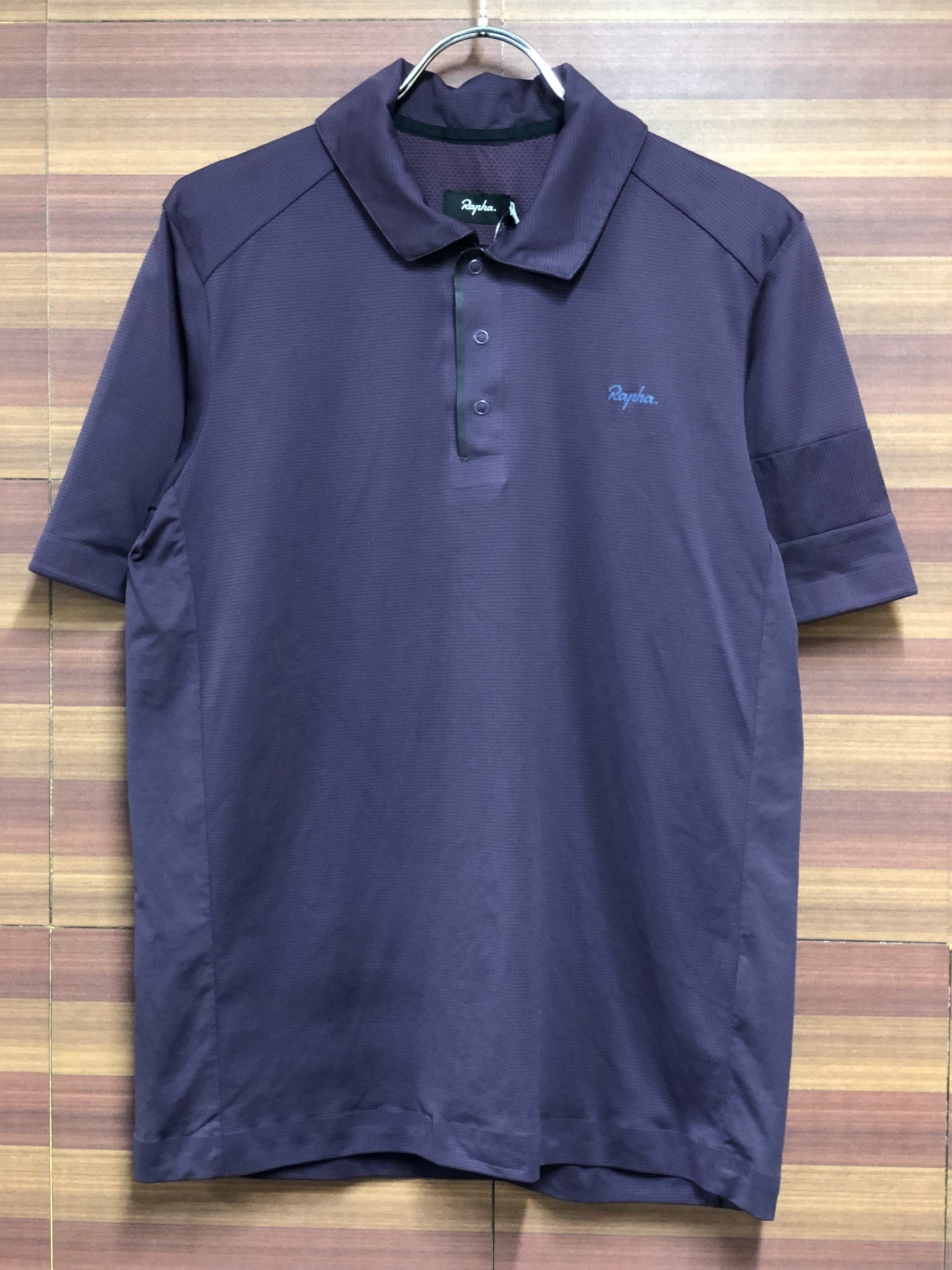 II629 ラファ Rapha TECHNICAL POLO 半袖 ドライ ポロシャツ 紫 S