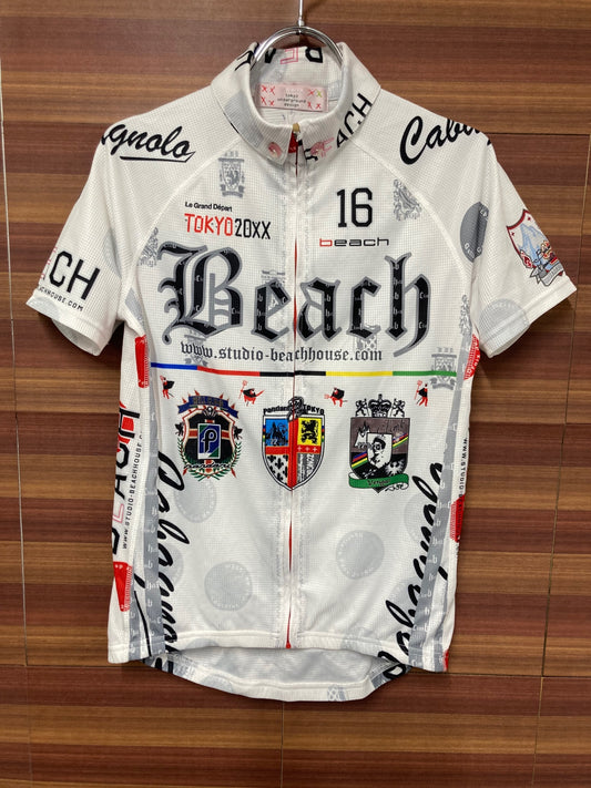 IF147 パンダーニ Pandani 半袖 サイクルジャージ 白 Mサイズ