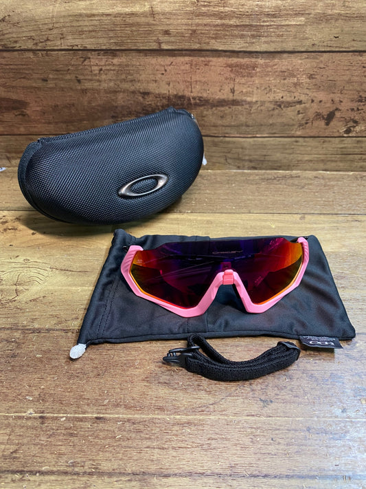 II059 オークリー OAKLEY フライトジャケット FLIGHT JACKET アイウェア サングラス ピンク PRIZMレンズ