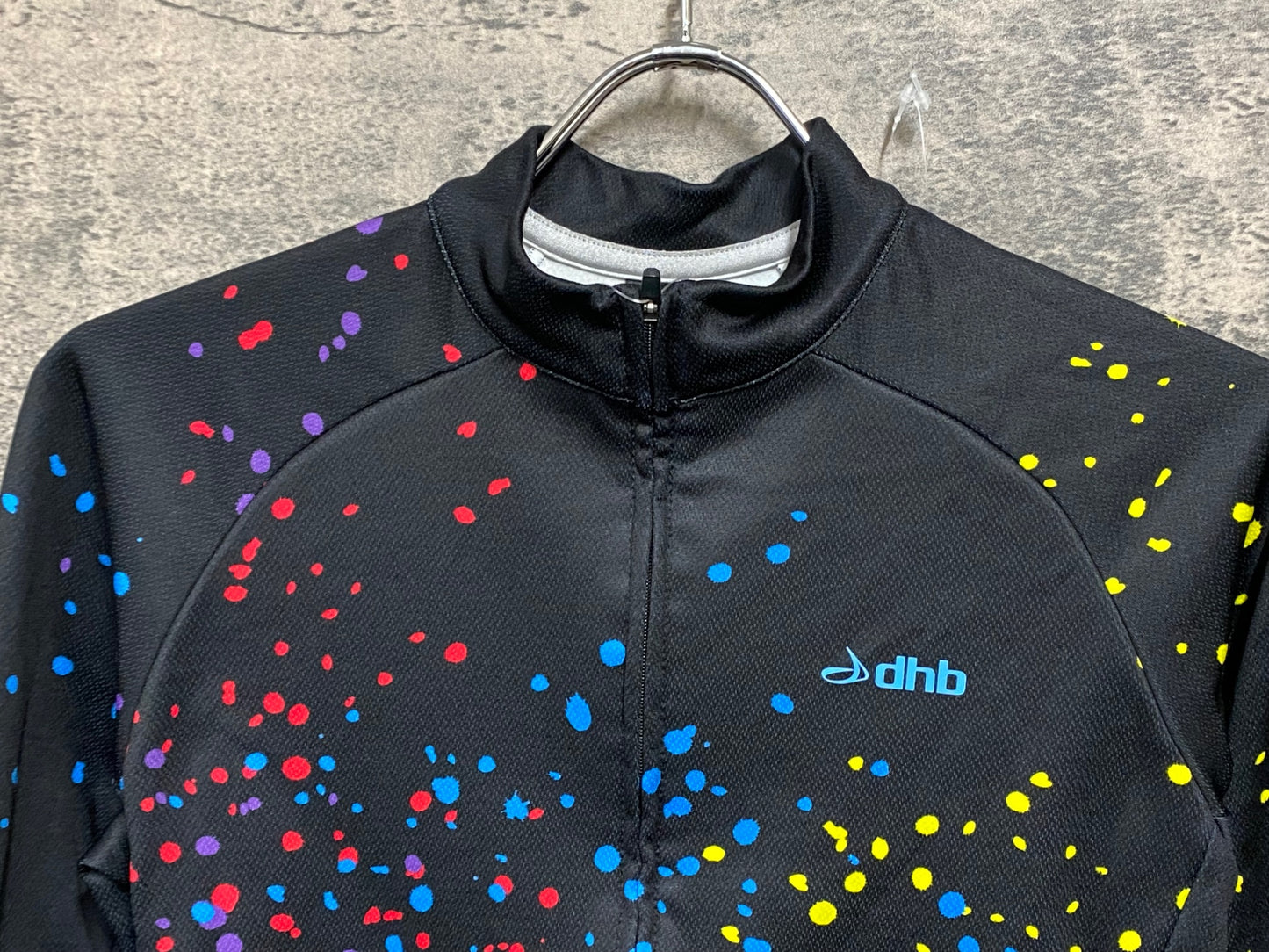 JA628 dhb 長袖 サイクルジャージ 黒 S 裏起毛