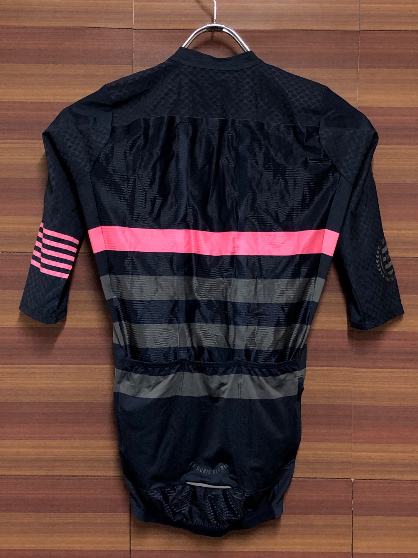 IL659 ラファ Rapha RCC PRO TEAM AERO JERSEY 半袖 サイクルジャージ 紺 グレー ピンク XS