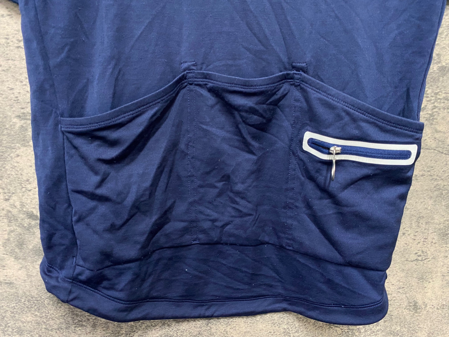 JD380 ラファ Rapha MEN'S CLASSIC JERSEY 半袖 サイクルジャージ ネイビー L