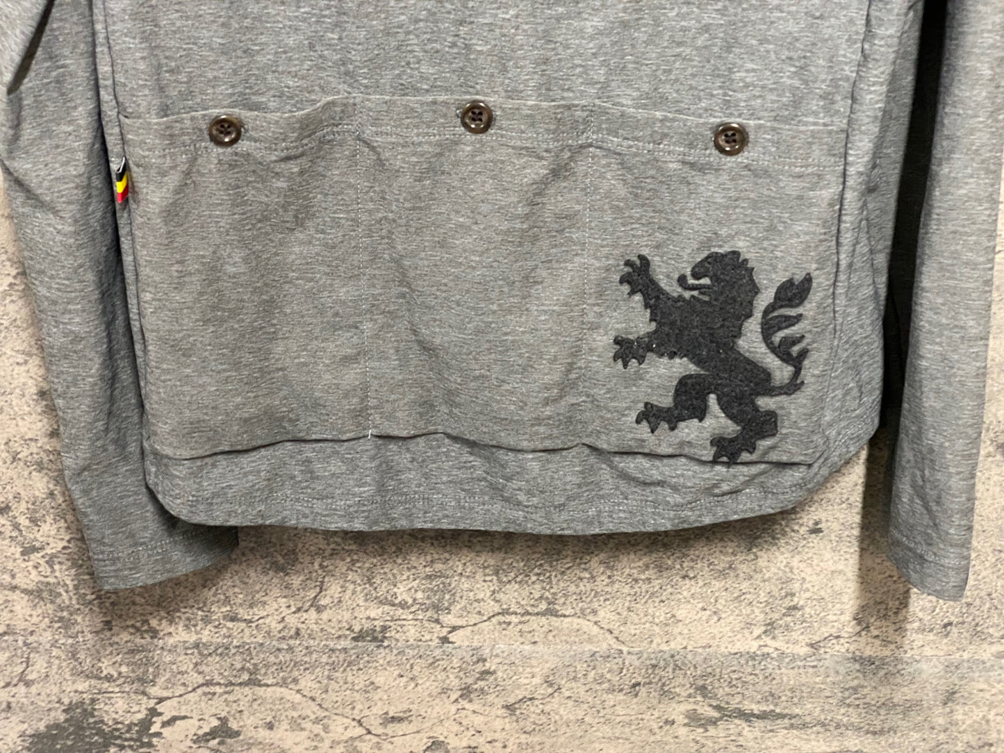 JC239 カペルミュール KAPELMUUR 長袖 サイクルジャージ グレー M