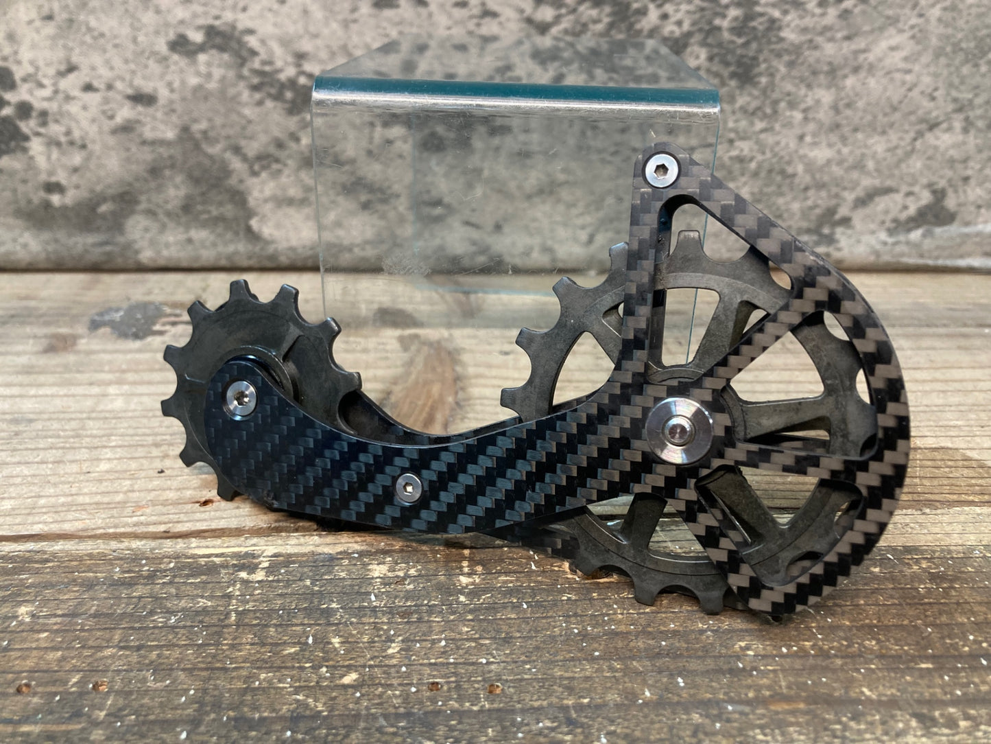 IP316 カーボンドライジャパン CDJ V3 PLUS R91/R80 11S ビッグプーリーキット ハイブリッドセラミック ※プレート一部削れあり