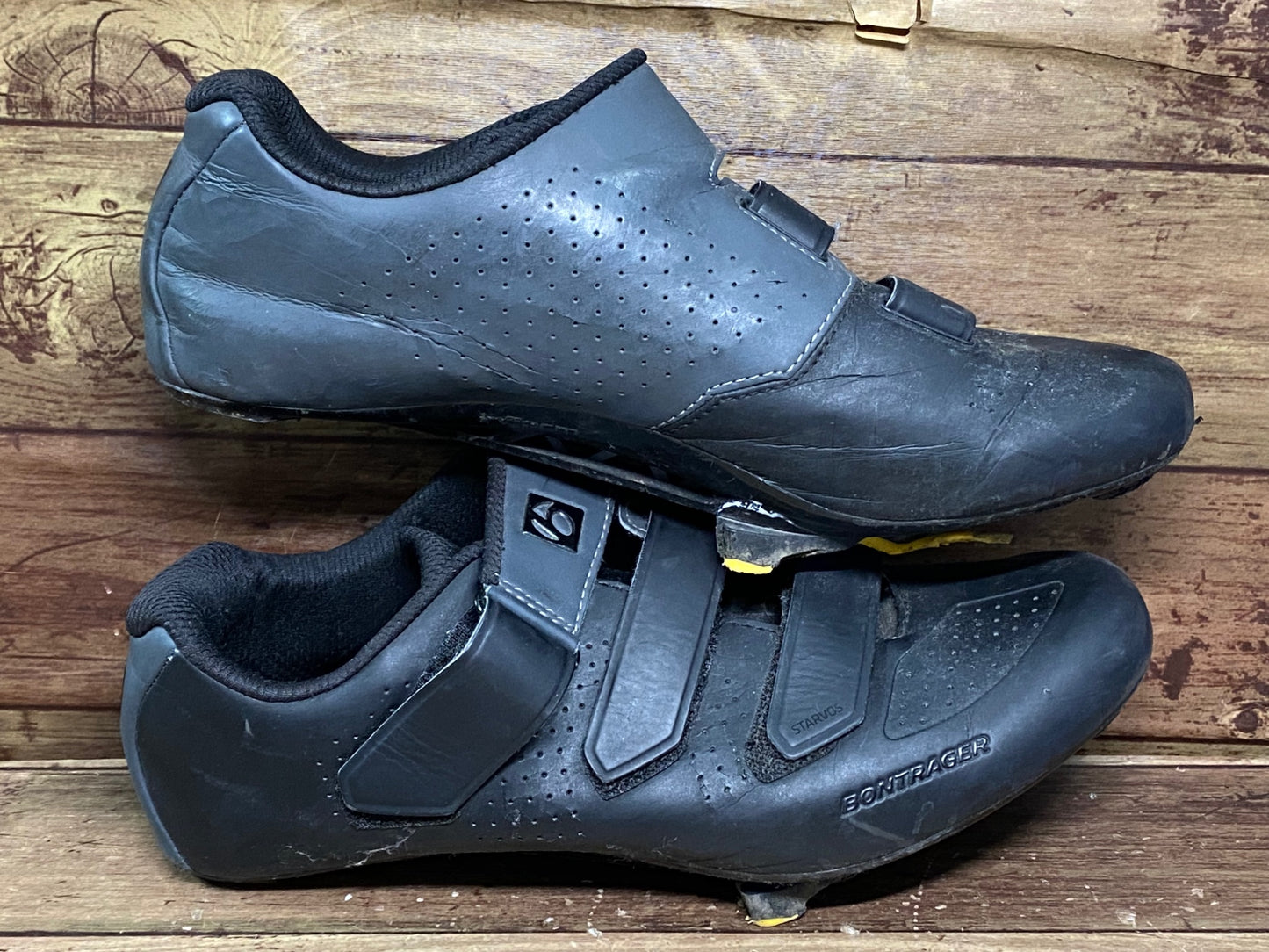 II881 ボントレガー BONTRAGER STARVOS ビンディングシューズ SPD-SL 黒 EU44