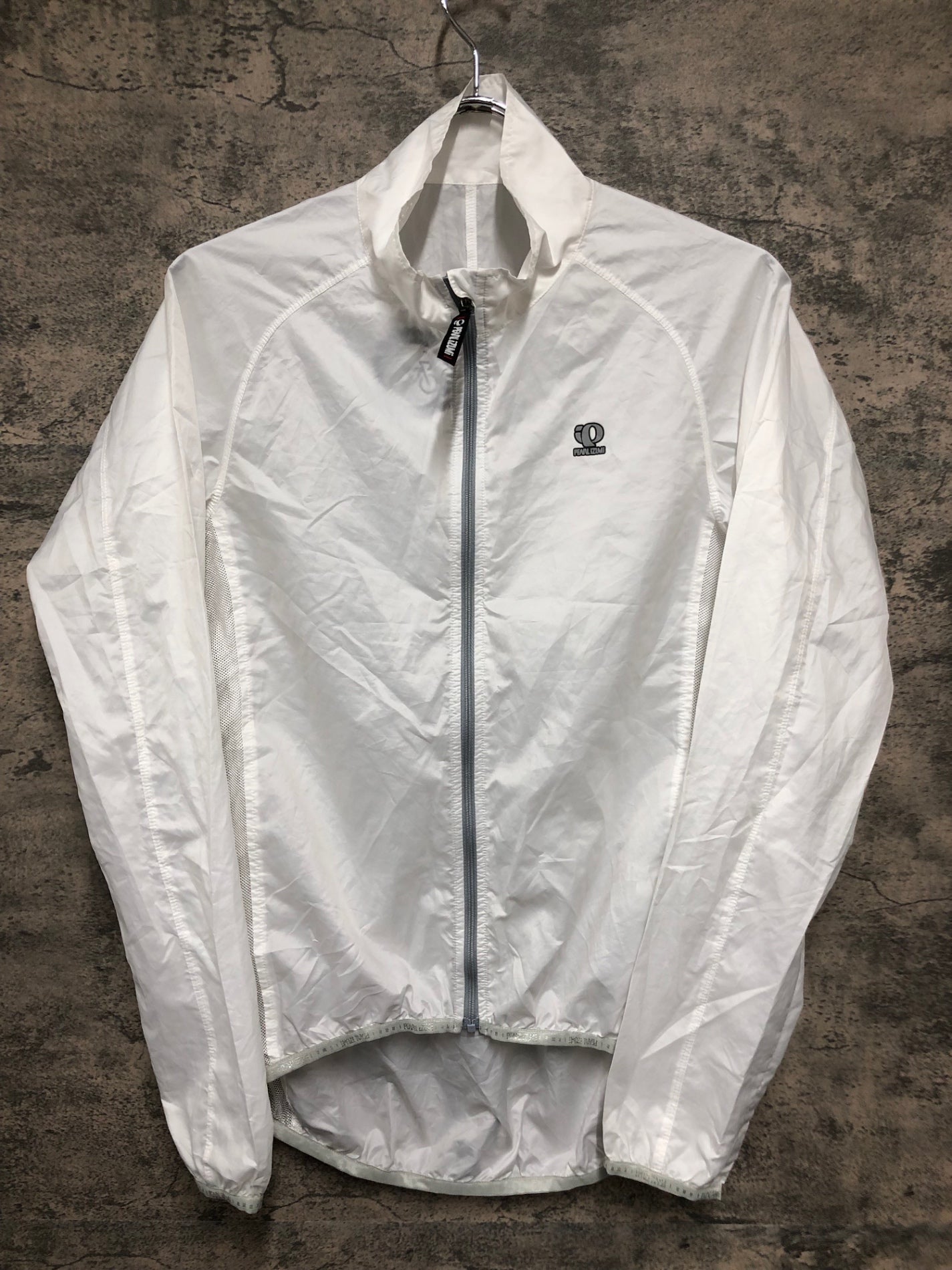 JA078 パールイズミ PEARL iZUMi 長袖 ウインドブレイカー 白 サイズ不明