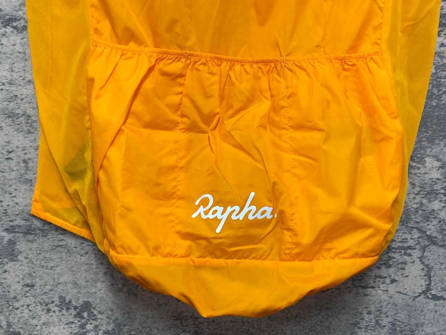 IY121 ラファ Rapha Brevet ジレ サイクルベスト ポケット付き S オレンジ