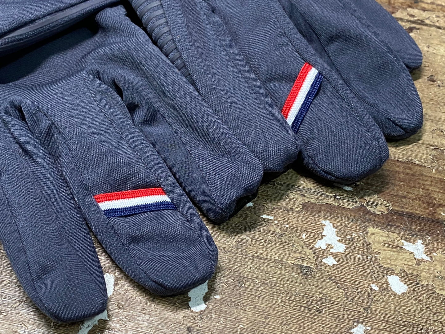 IO580 カフェドシクリステ CAFE DU CYCLISTE LIGHT GLOVES 長指 サイクルグローブ 裏起毛 グレー M