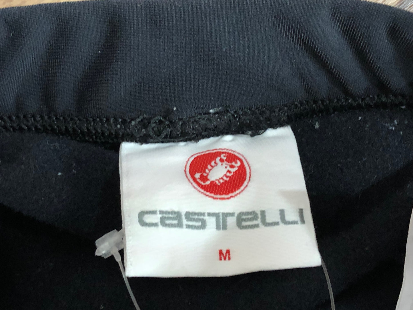 HT187 カステリ castelli レーサータイツ M 裏起毛 ほつれ ロゴヒビ