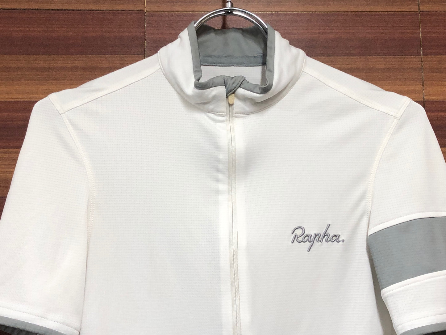 IK232 ラファ Rapha SUPER LIGHTWEIGHT JERSEY 半袖 サイクルジャージ 白 M