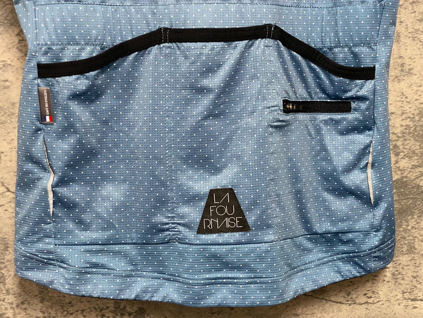 JE009 カフェドゥシクリステ CAFE DU CYCLISTE Fluritte 半袖 サイクルジャージ M レディース