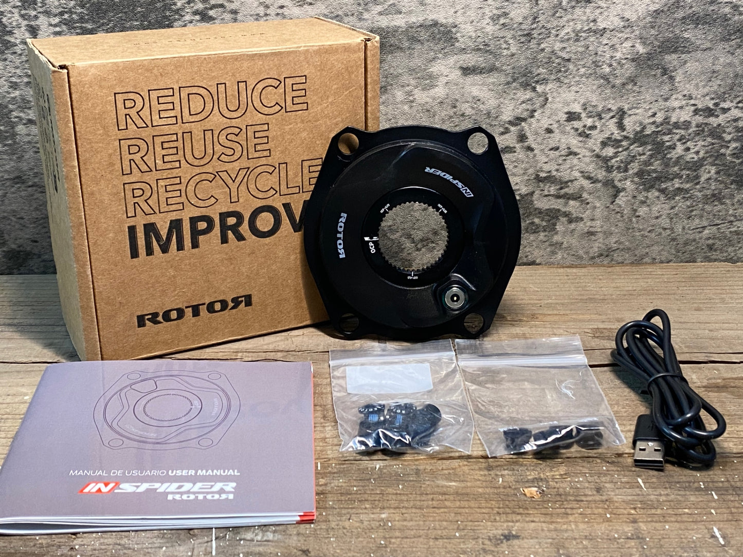 IL551 ローター ROTOR INSPIDER インスパイダー ダイレクトマウント パワーメーター ※起動、通信確認済