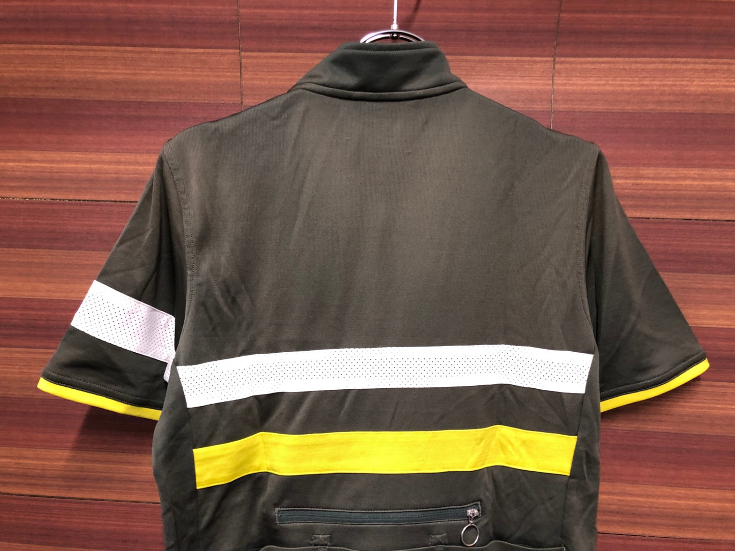 IO881 ラファ Rapha BREVET JERSEY 半袖 サイクルジャージ オリーブ S