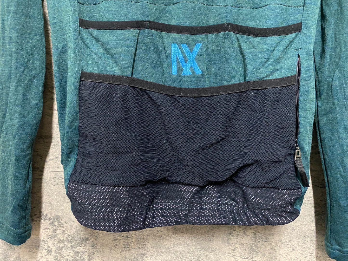 JB644 カフェドシクリステ Cafe du Cycliste AUDAX イルマ Irma Men 長袖 サイクルジャージ 深緑 M