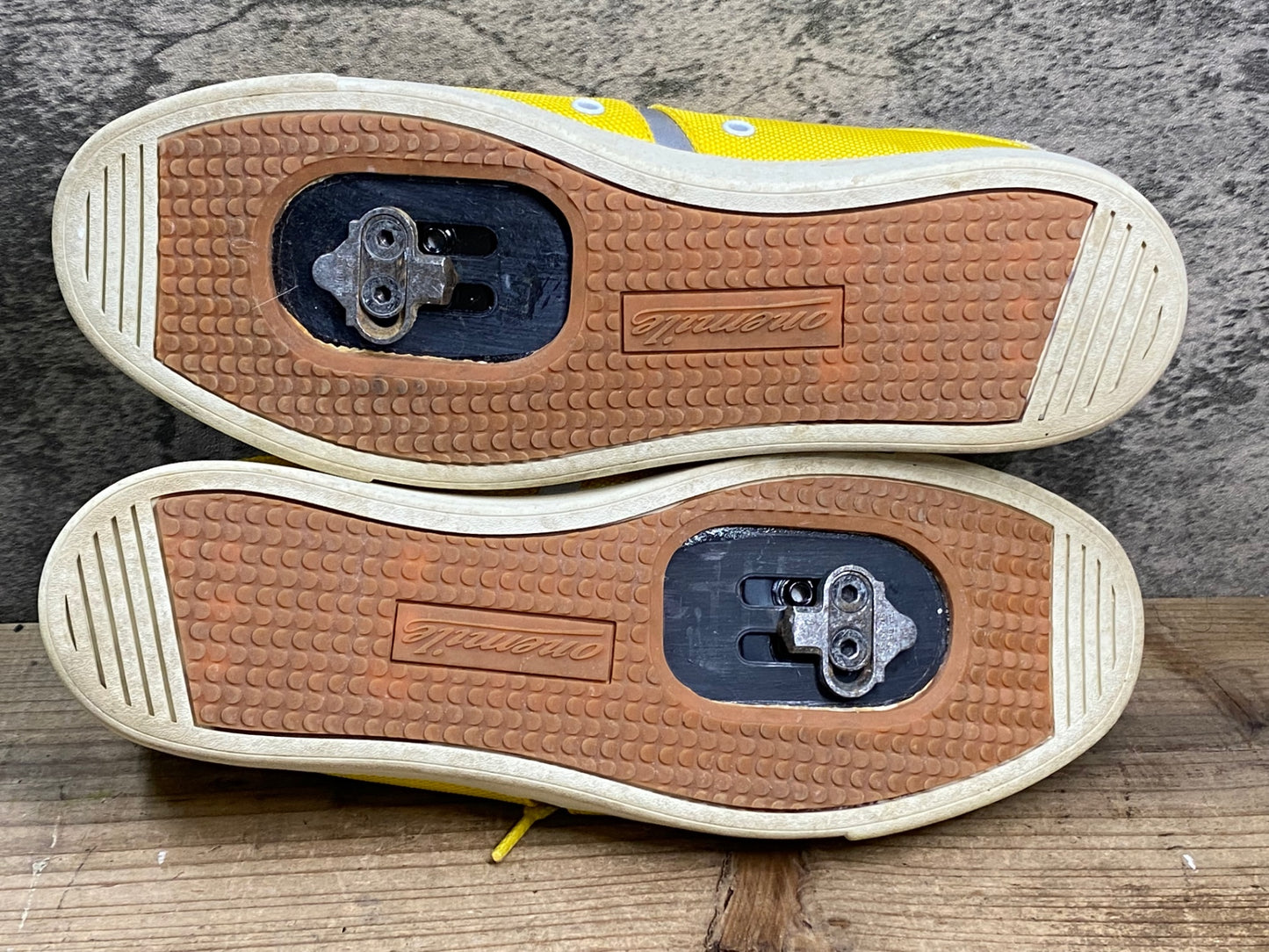 JC145 onemile瀬戸内 ビンディングシューズ 黄 SPD 26.0-26.5cm