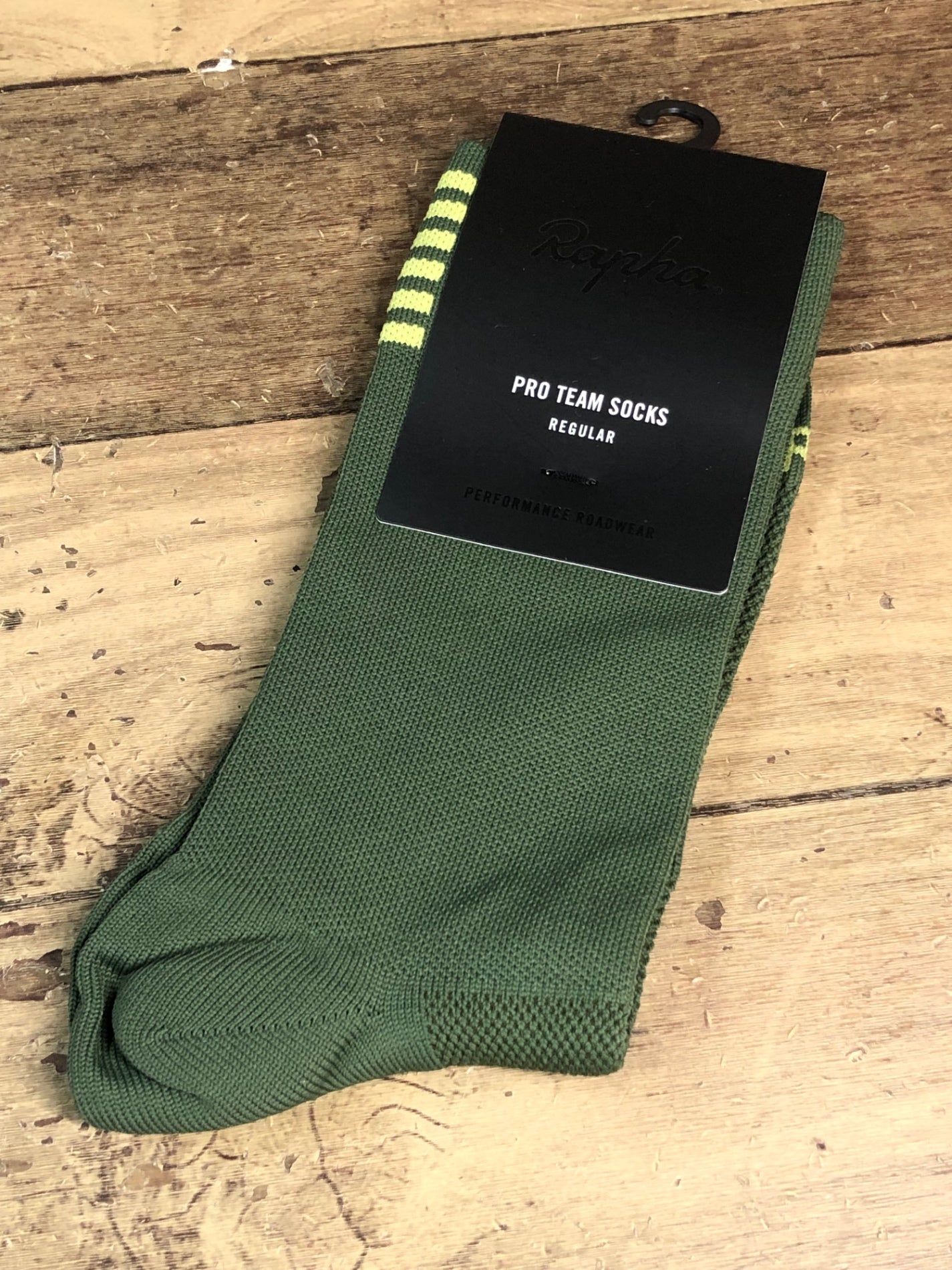 IE969 ラファ Rapha PRO TEAM SOCKS 緑 M 未使用