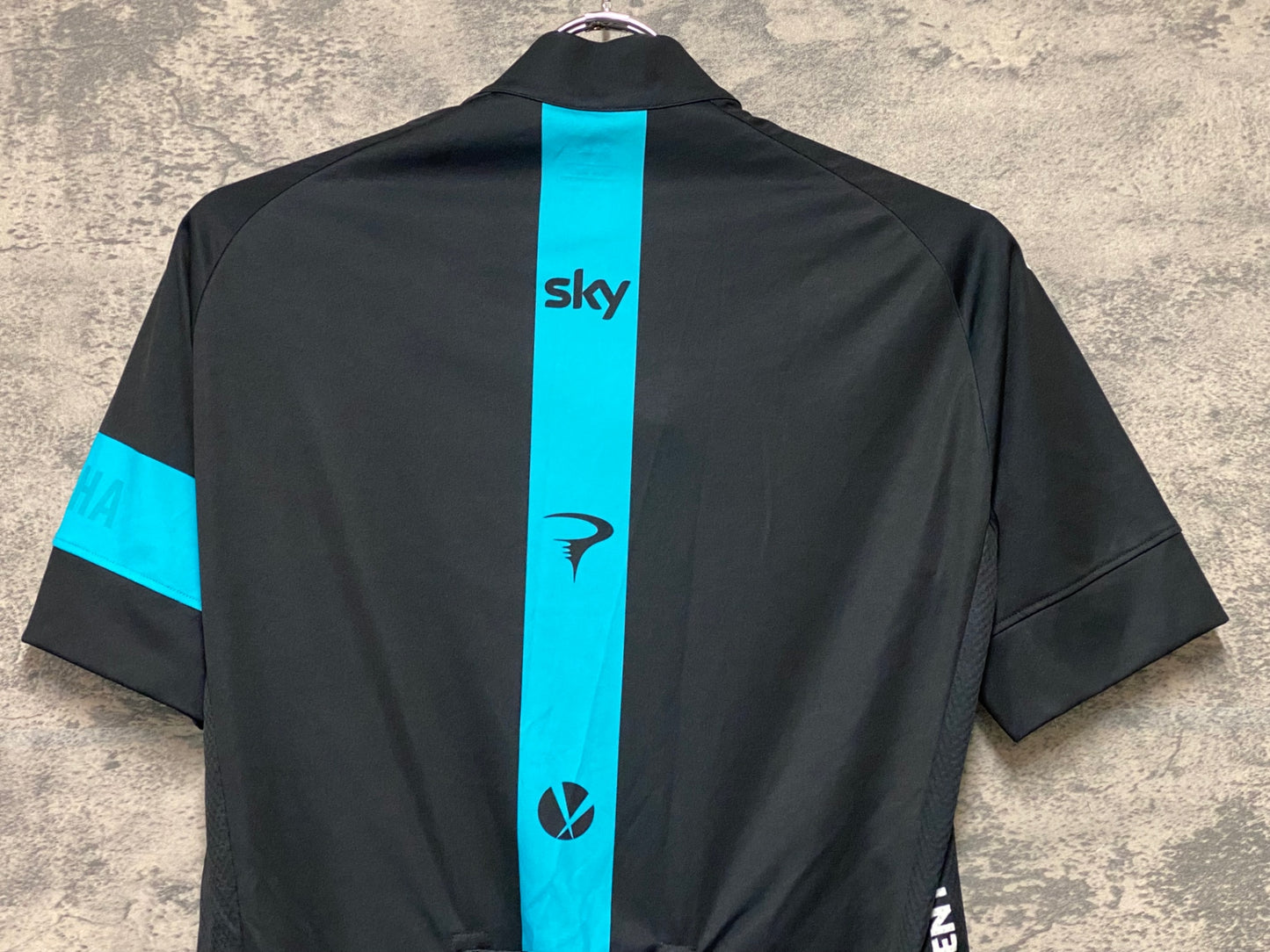 JC815 ラファ Rapha MEN'S REPLICA JERSEY 半袖 サイクルジャージ 黒 M TEAM sky
