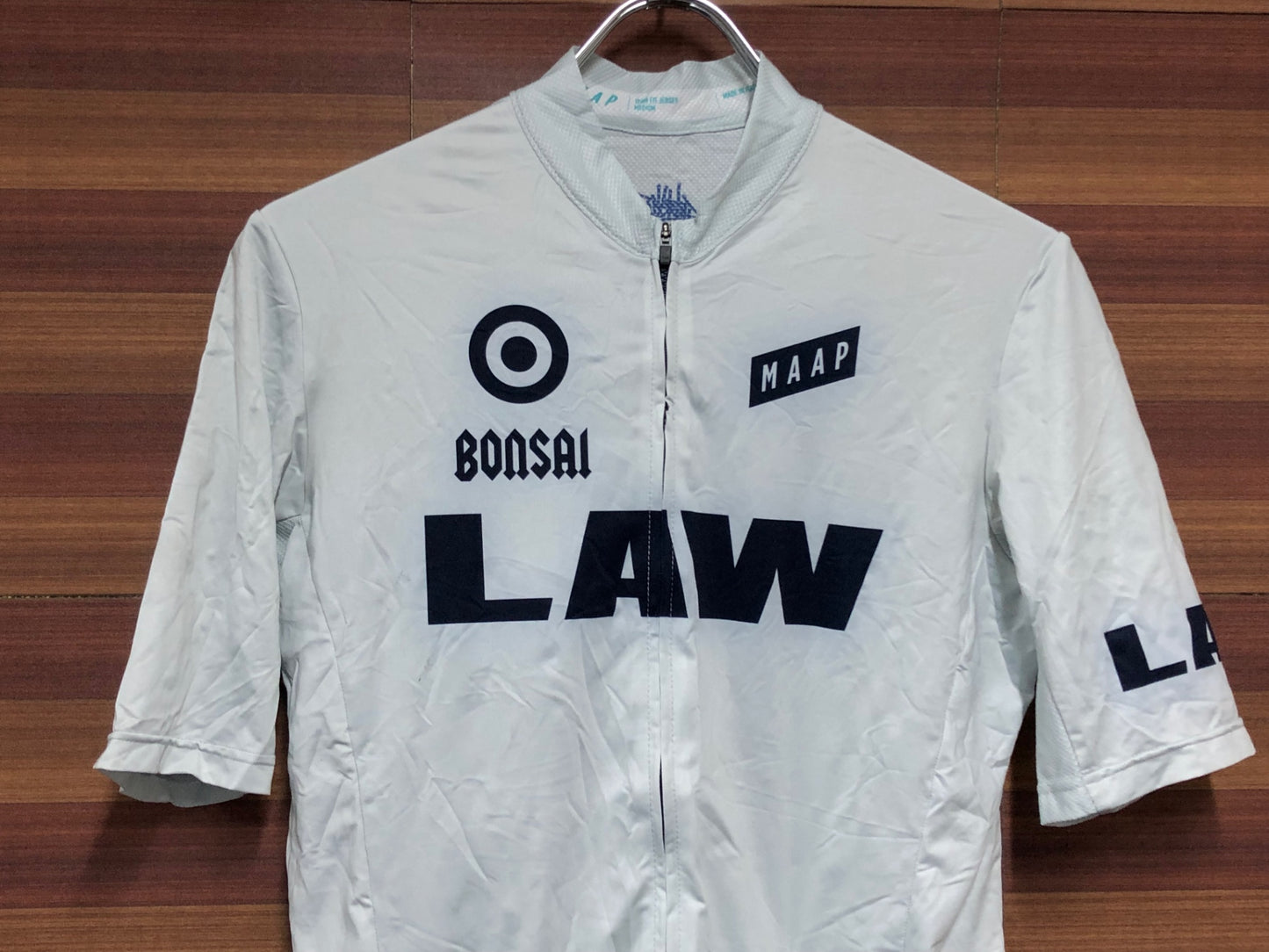 IO889 マープ MAAP TEAM FIT 半袖サイクルジャージ 薄緑 Mサイズ