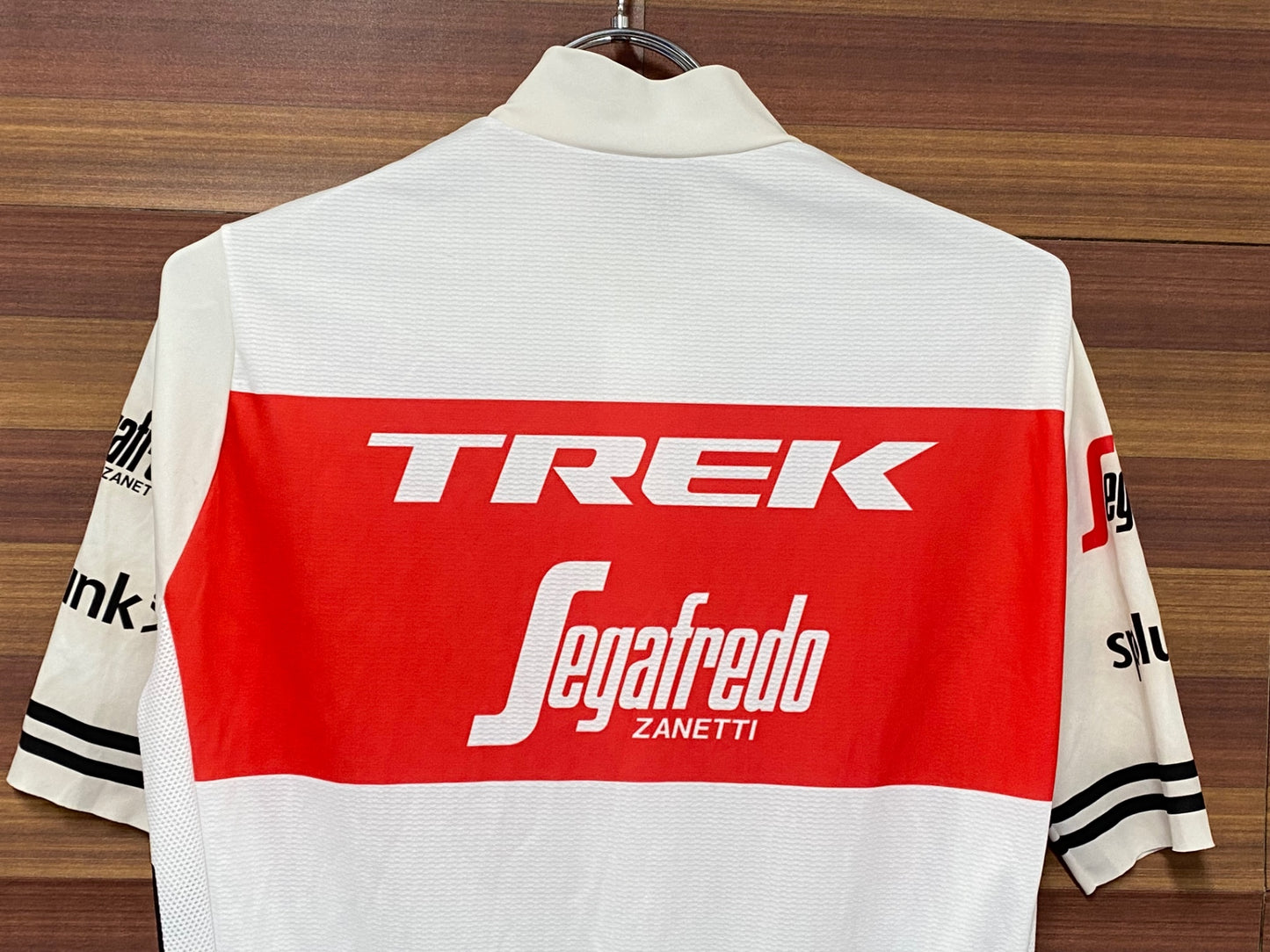IT080 サンティーニ Santini 半袖 サイクルジャージ 白 M TREK Segafredo