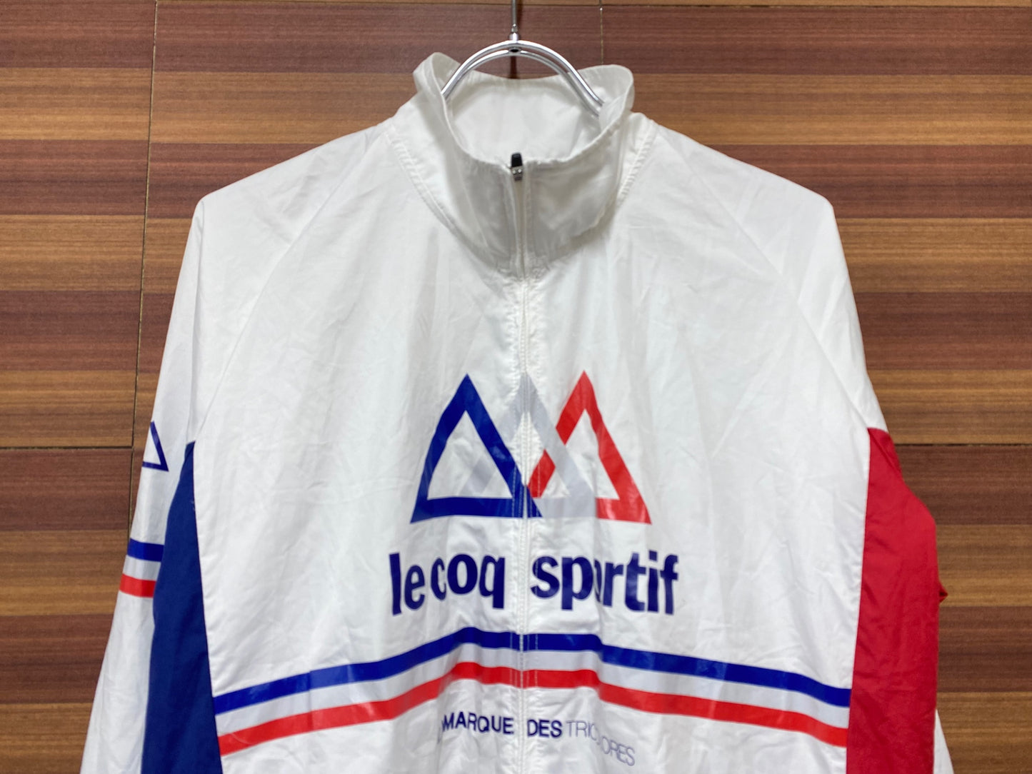 IE716 ルコックスポルティフ le coq sportif 長袖 ウインドブレーカー 白 O