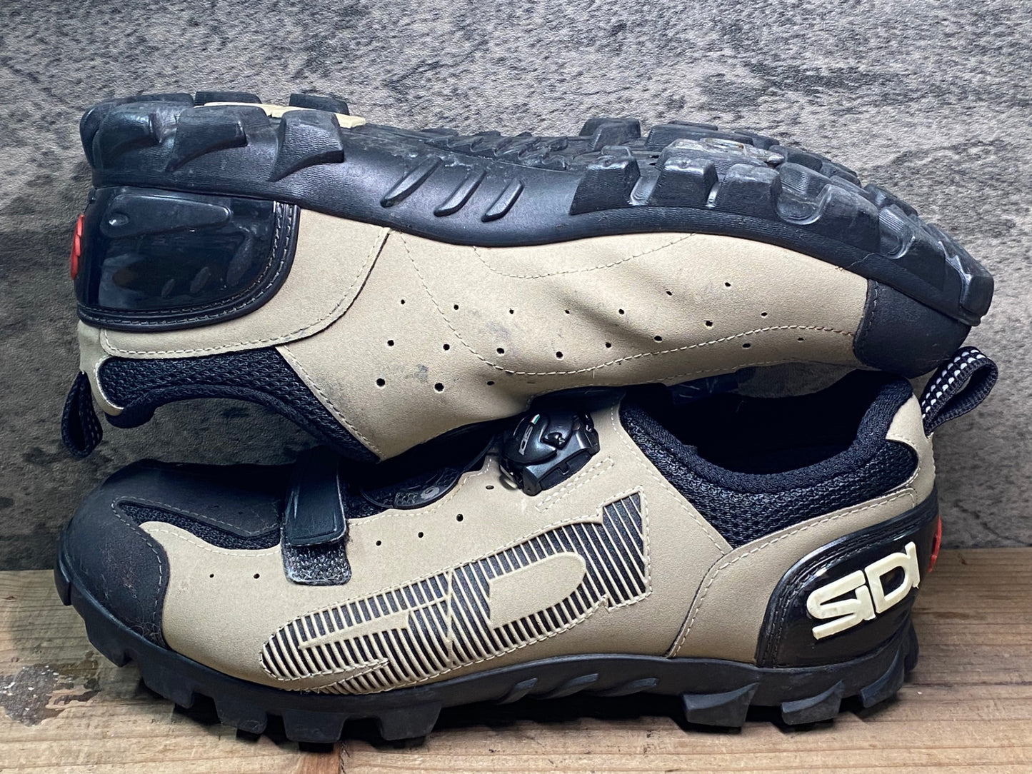 IS920 シディ SIDI MTB SD15 ビンディングシューズ カーキ EU43 SPD