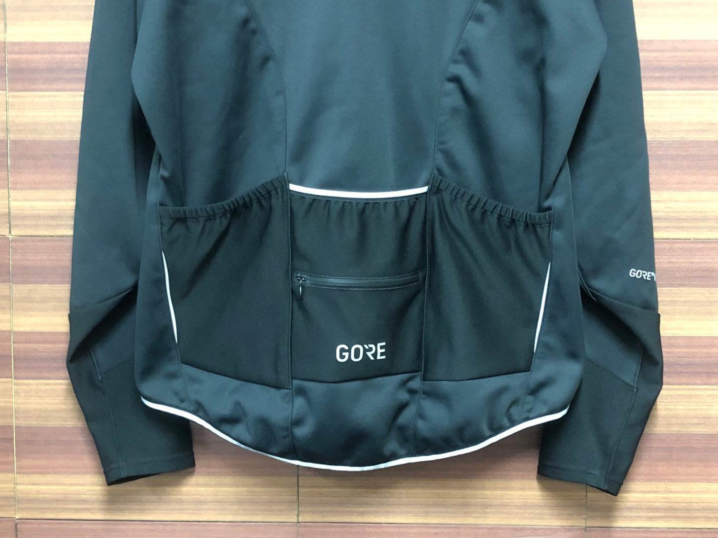 IL133 ゴア GORE BIKE WEAR 長袖サイクルジャケット 裏起毛 アジアXLサイズ 黒