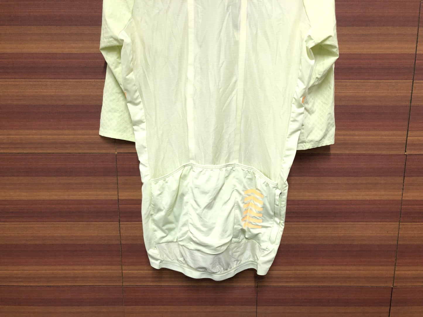 IM452 ラファ Rapha PRO TEAM AERO JERSEY 半袖 サイクルジャージ 黄緑 M