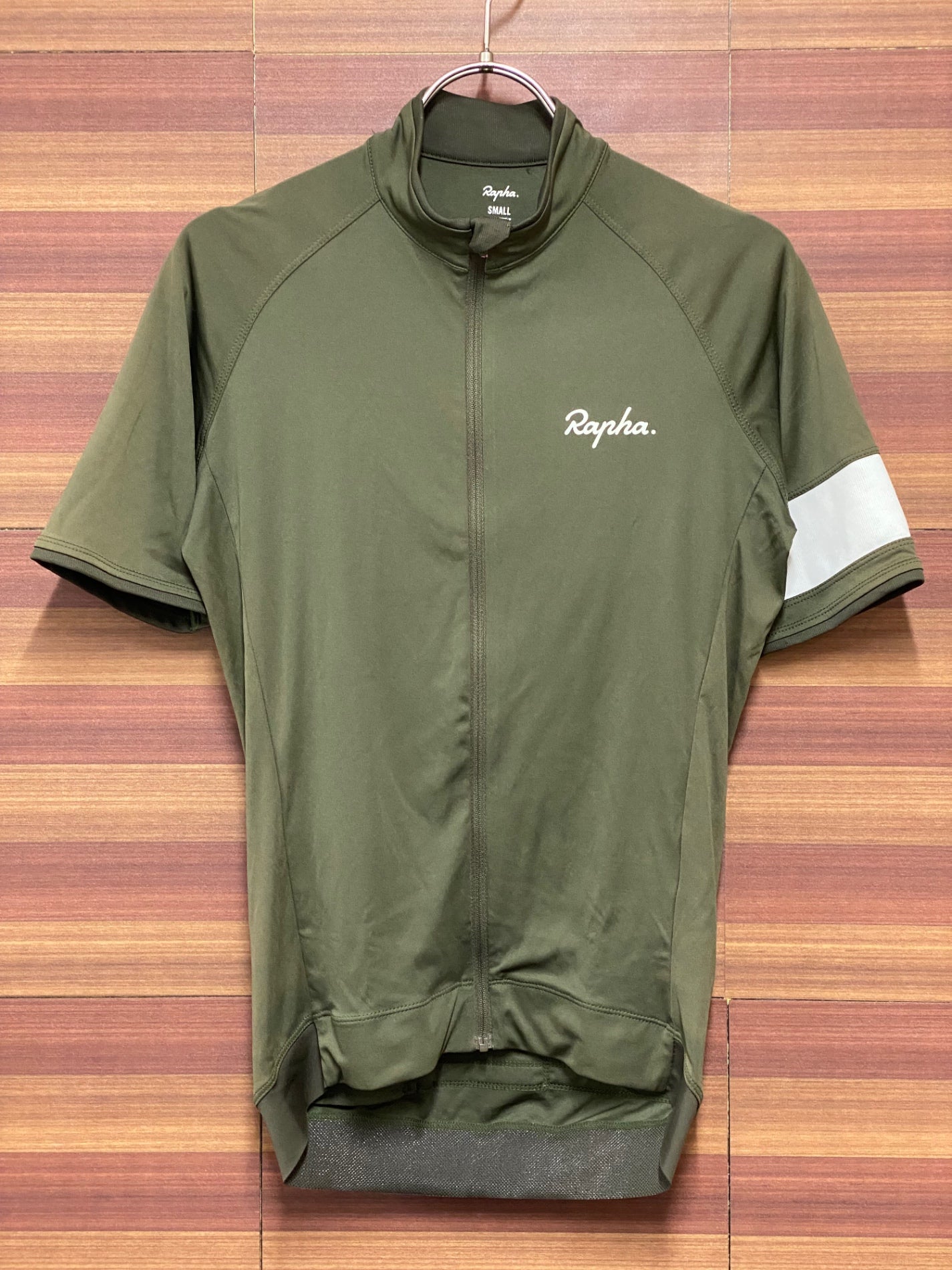 IF550 ラファ RAPHA CORE JERSEY サイクルジャージ 半袖 カーキ S