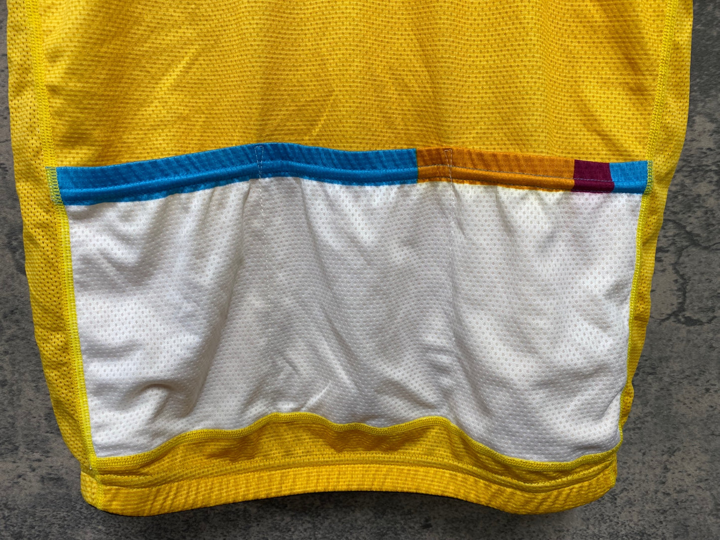 JD369 オアノット ORNOT 半袖 サイクルジャージ 黄 M