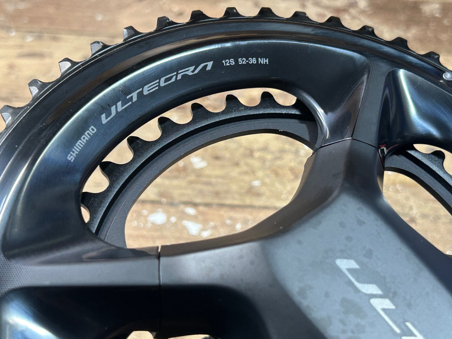 ID816 シマノ SHIMANO アルテグラ ULTEGRA FC-R8100 クランクセット 52/36T 12S 170mm ※完成車外し美品