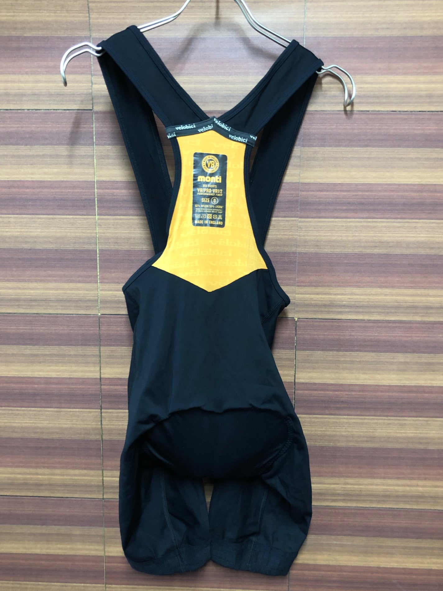 IR080 ヴェロビチ velobici monti BIB SHORTS ビブショーツ 黒 0