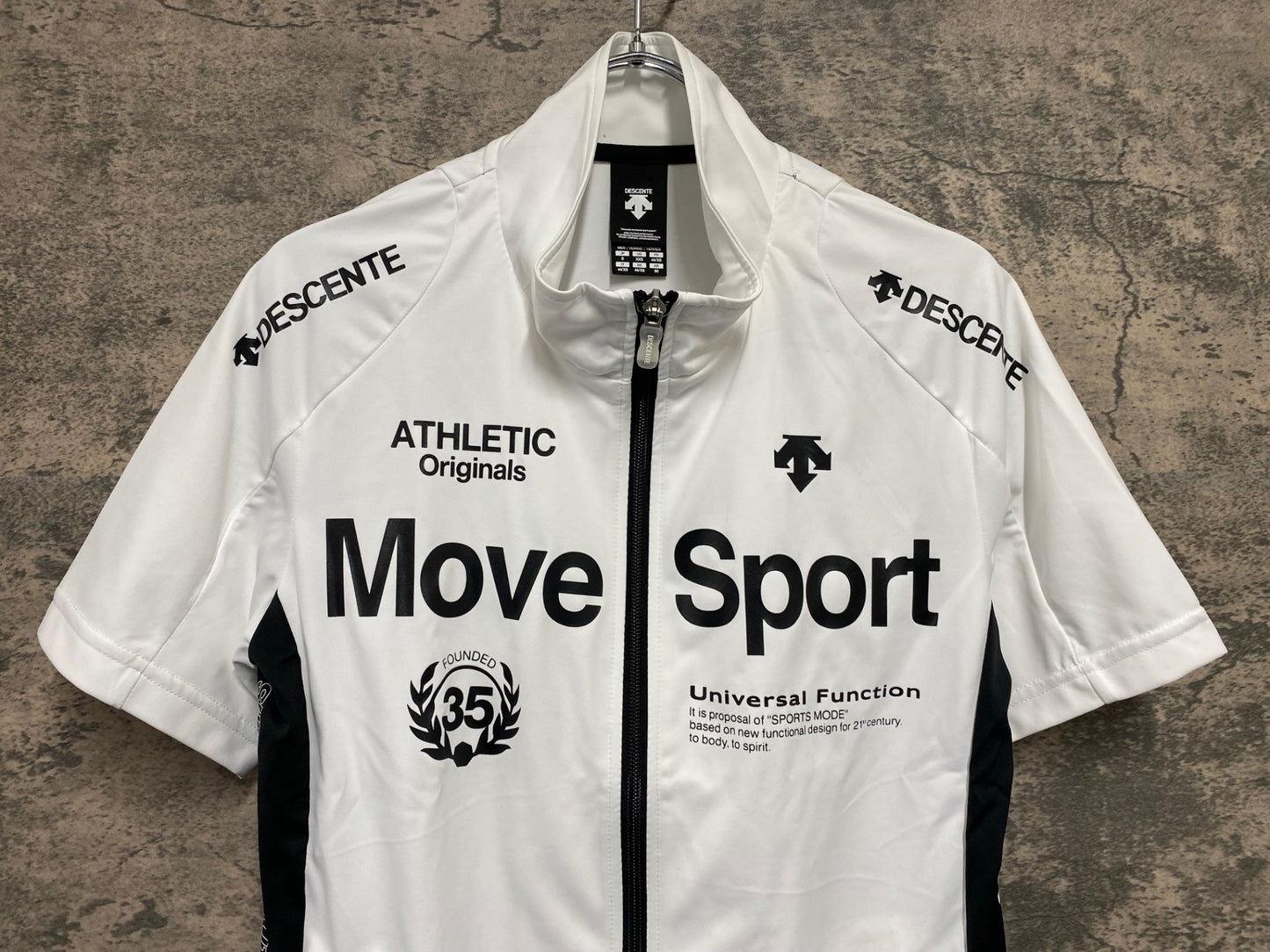 JA928 デサント DESCENTE Move Sport 半袖 サイクルジャージ 白 S