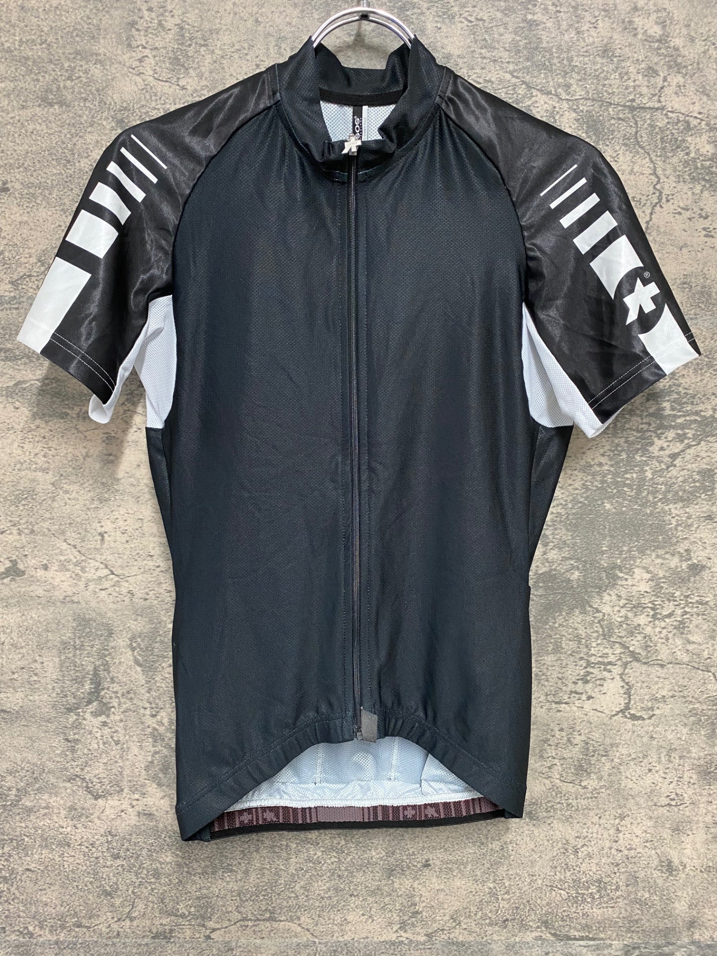 JA743 アソス assos 半袖 サイクルジャージ 黒 白 XS