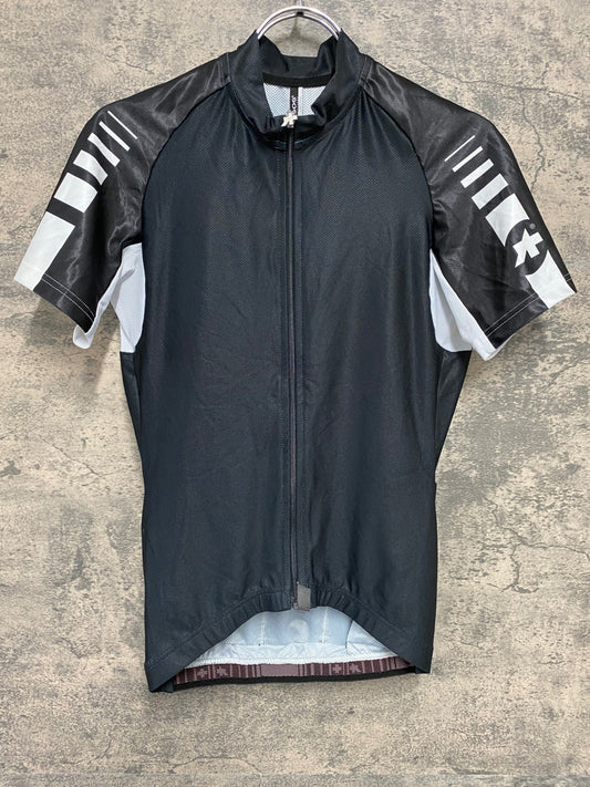 JA743 アソス assos 半袖 サイクルジャージ 黒 白 XS