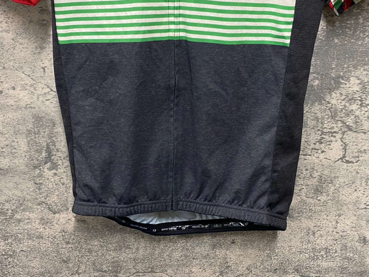 JA639 パールイズミ PEARL iZUMi 半袖 サイクルジャージ 赤 グレー L GO RIDE