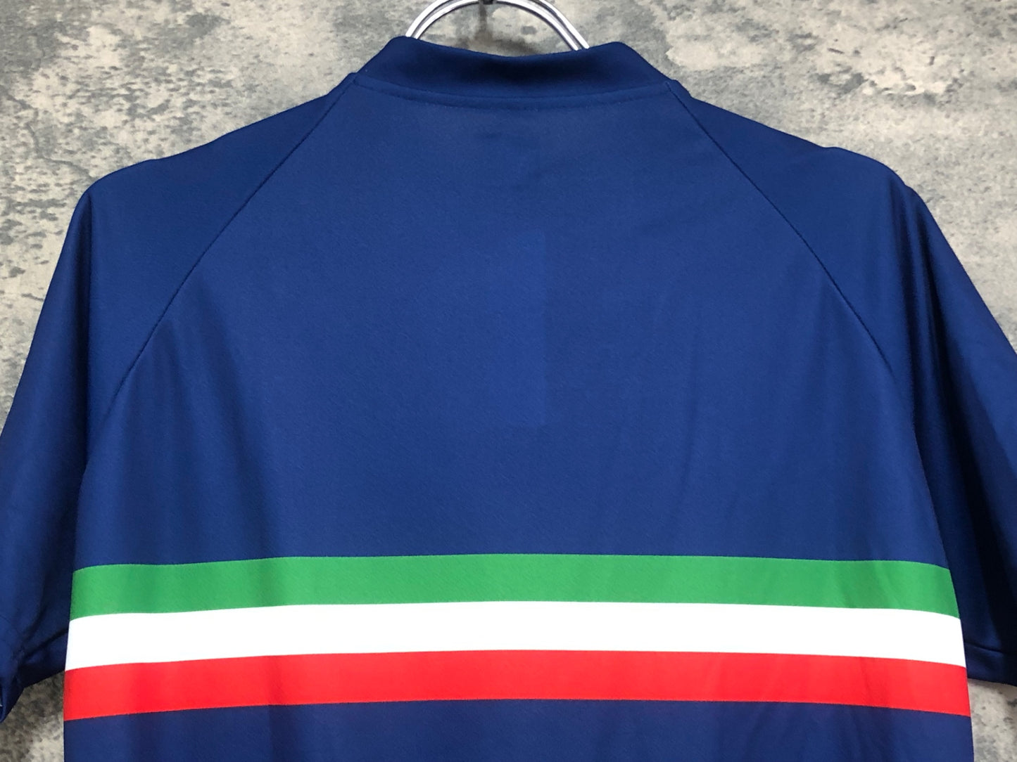 IW165 デマルキ De Marchi 半袖 サイクルジャージ 青 M