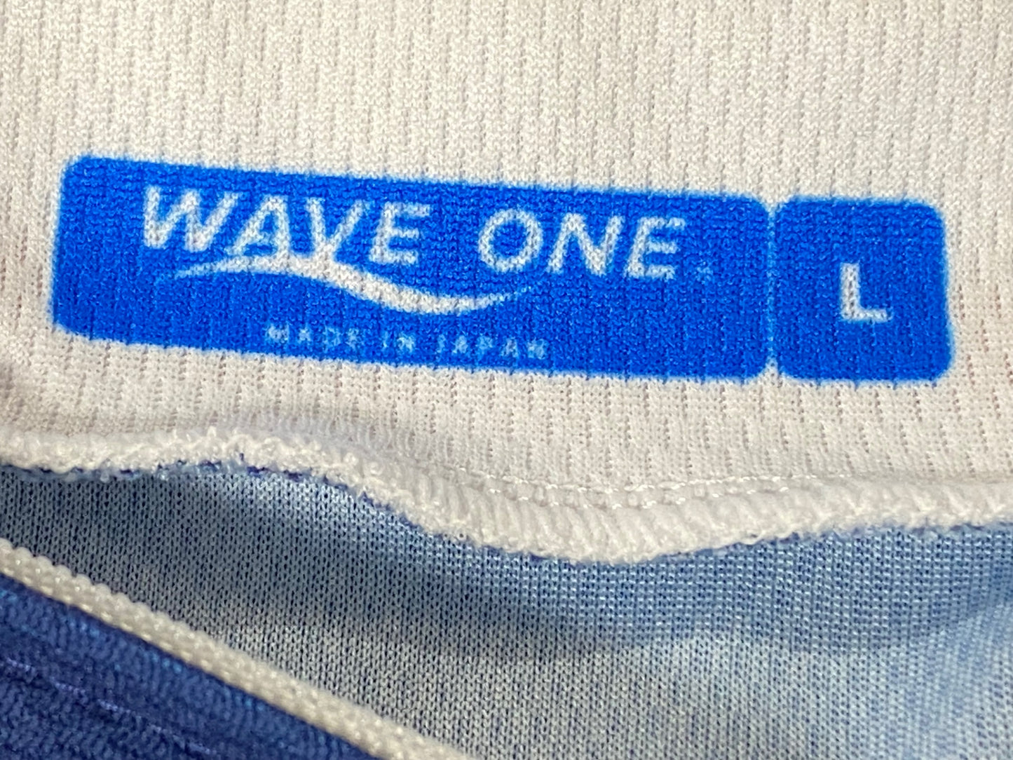 IQ943 ウェイブワン WAVE ONE 半袖サイクルジャージ 青 L GIRLS und PANZER