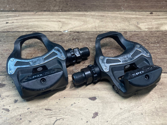 ID302 シマノ SHIMANO PD-R550 ビンディングペダル SPD-SL シャフト回転スムース