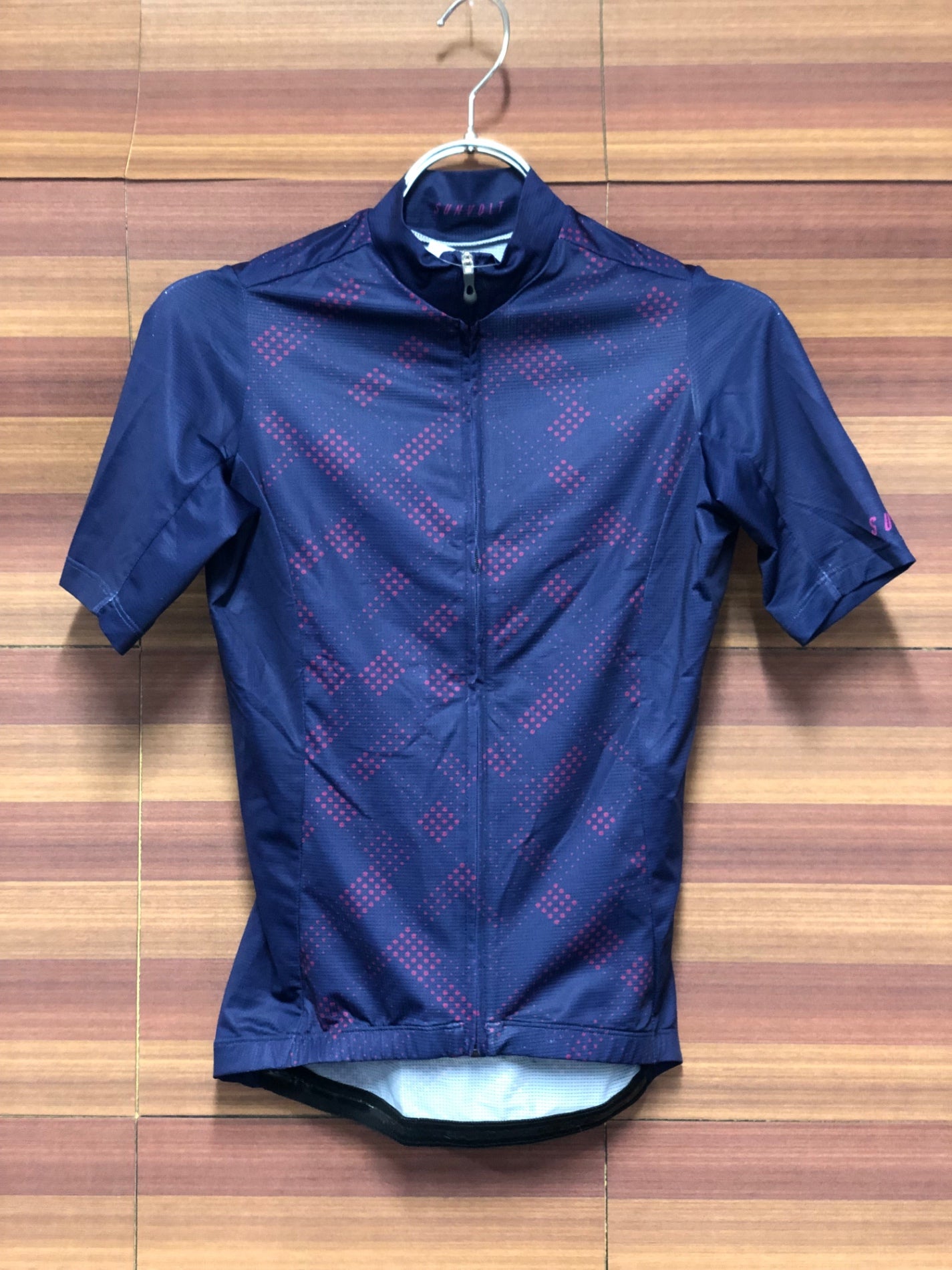 IR204 サンボルト SUNVOLT 半袖サイクルジャージ 紫 XS レディース