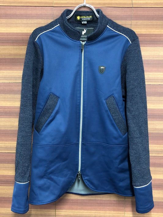 IS431 カペルミュール KAPELMUUR 長袖 サイクルジャケット 紺 黒 M 裏起毛 PONTETORTO