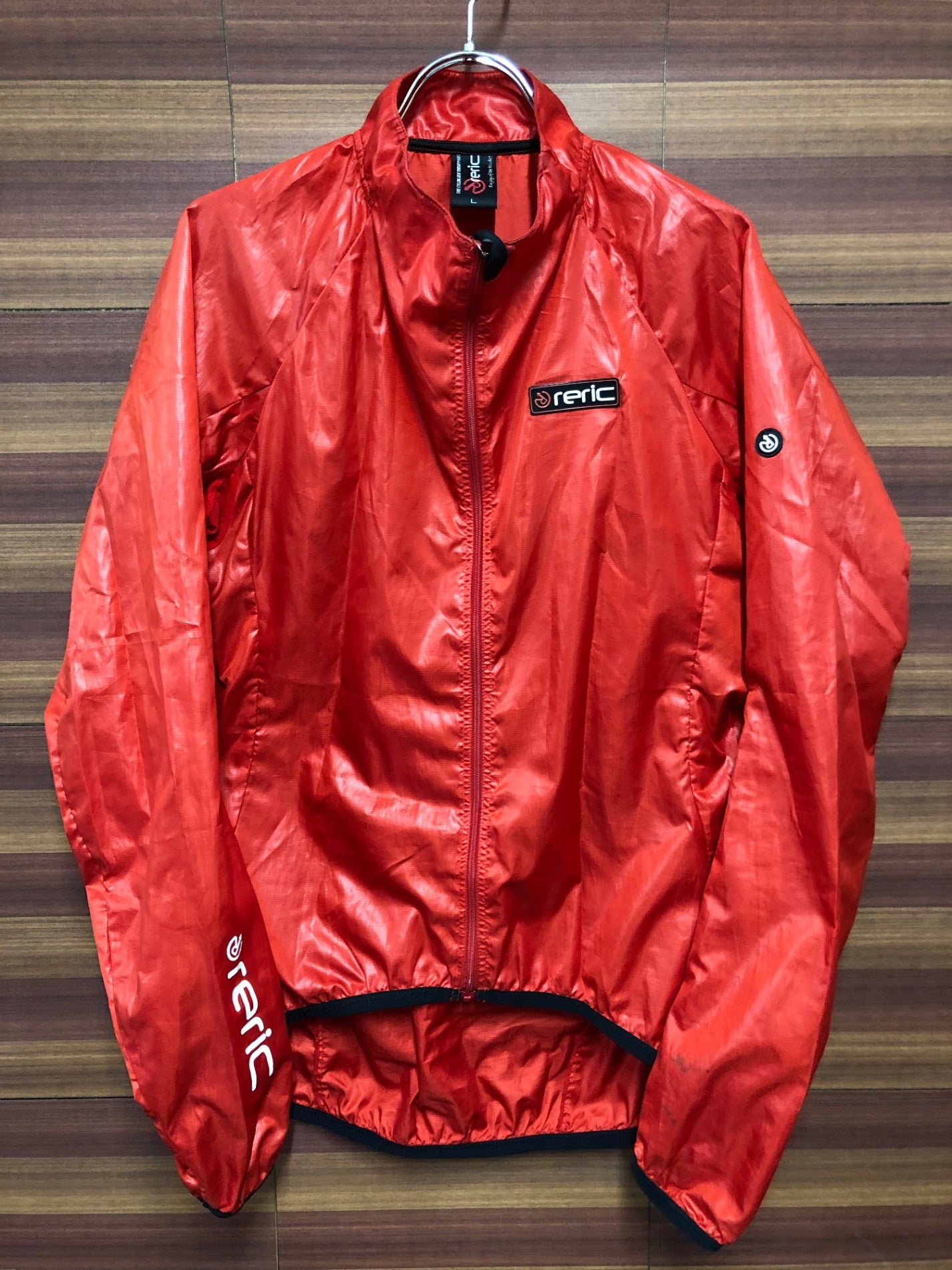 IQ340 レリック reric 長袖ウィンドブレーカー 赤 L