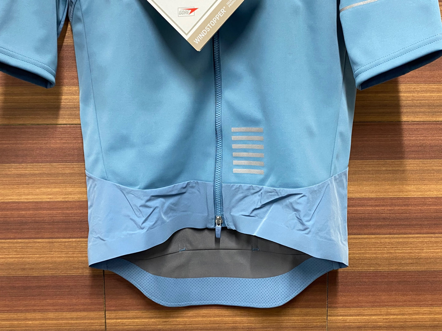 IT647 ラファ Rapha MEN'S PRO TEAM WINDSTOPPER JERSEY 半袖 サイクルジャージ 水 S 未使用