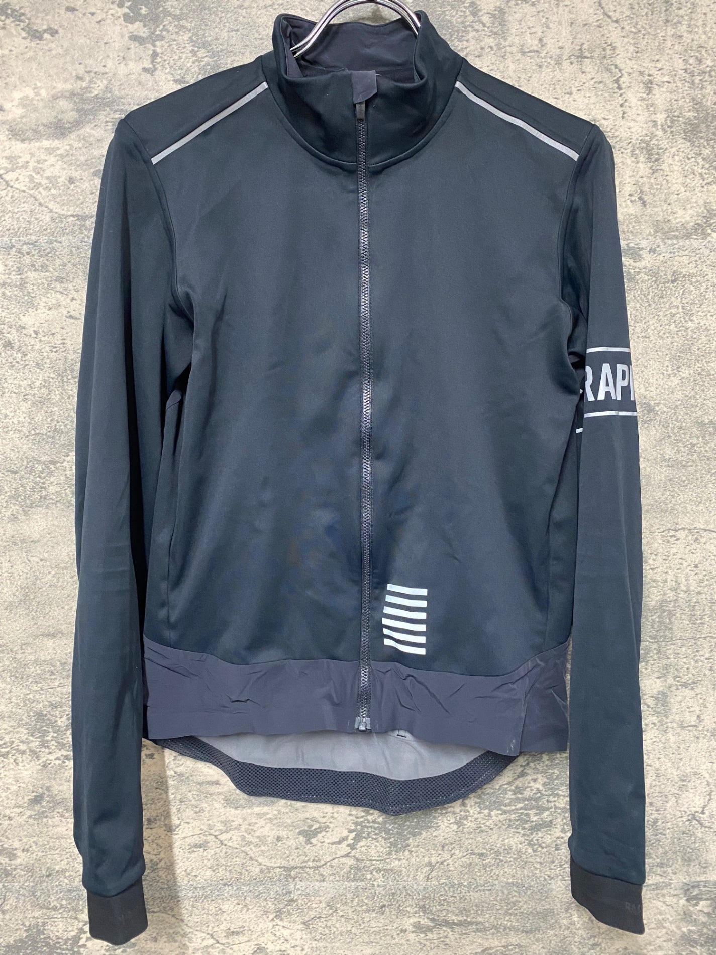 IW348 ラファ Rapha PRO TEAM LONG SLEEVE INFINIUM JERSEY 長袖 サイクルジャージ 黒 L ※傷