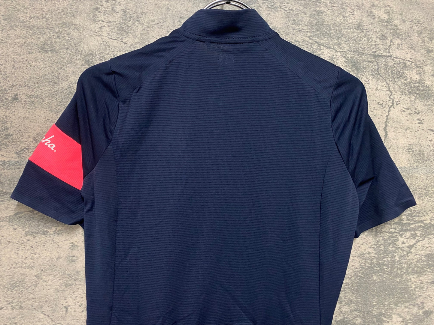 JB073 ラファ Rapha WOMEN'S CLASSIC FLYWEIGHT JERSEY 半袖 サイクルジャージ 紺 XS レディース