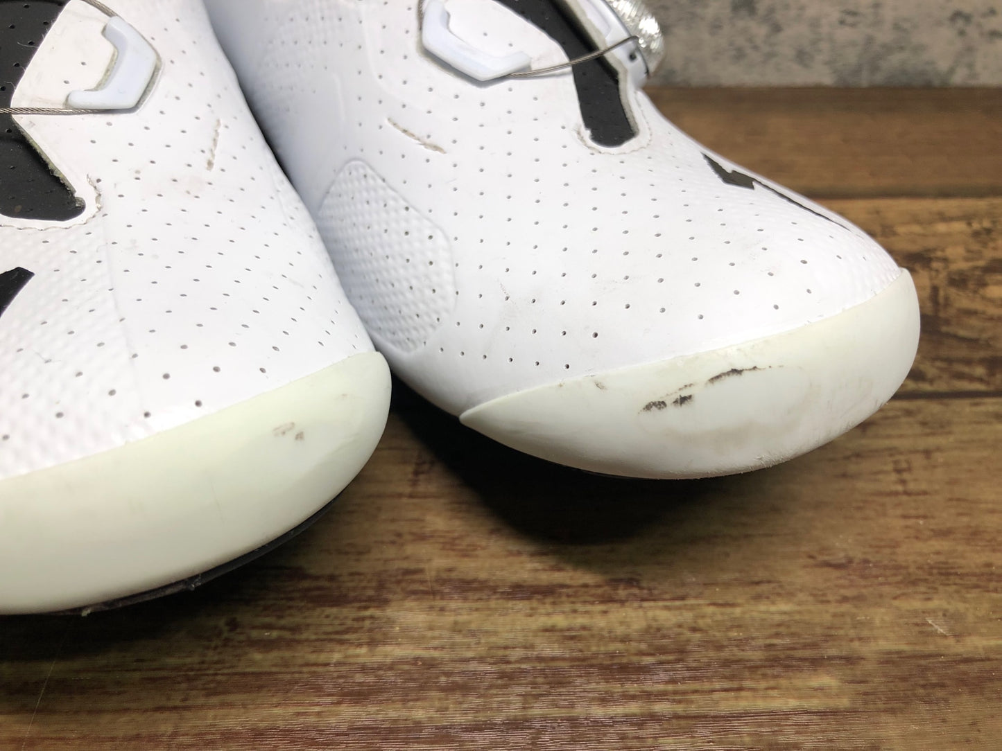 IW317 スペシャライズド SPECIALIZED S-WORKS TORCH WHITE TEAM SHOE ビンディングシューズ SPD-SL 白 EU39.5