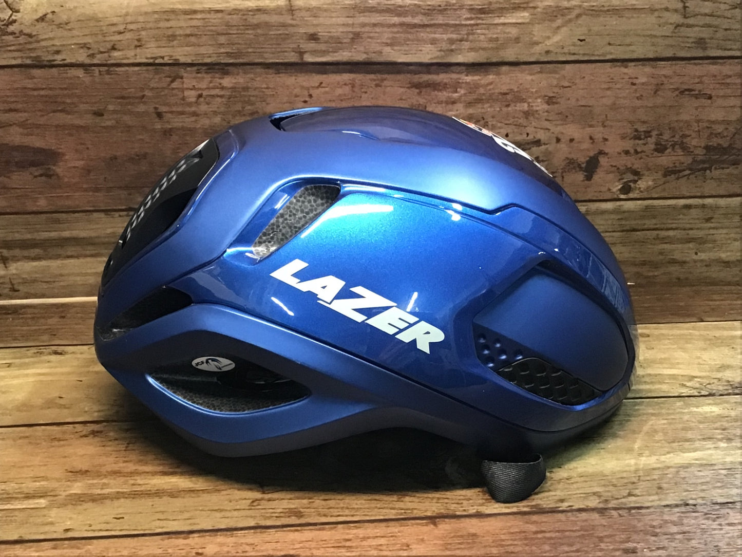 IL741 レーザー LAZER Red Bull Wout van Aert VENT KINETICORE ヘルメット 青 M 55-59cm 2022/11製造 ※あご紐汚れ