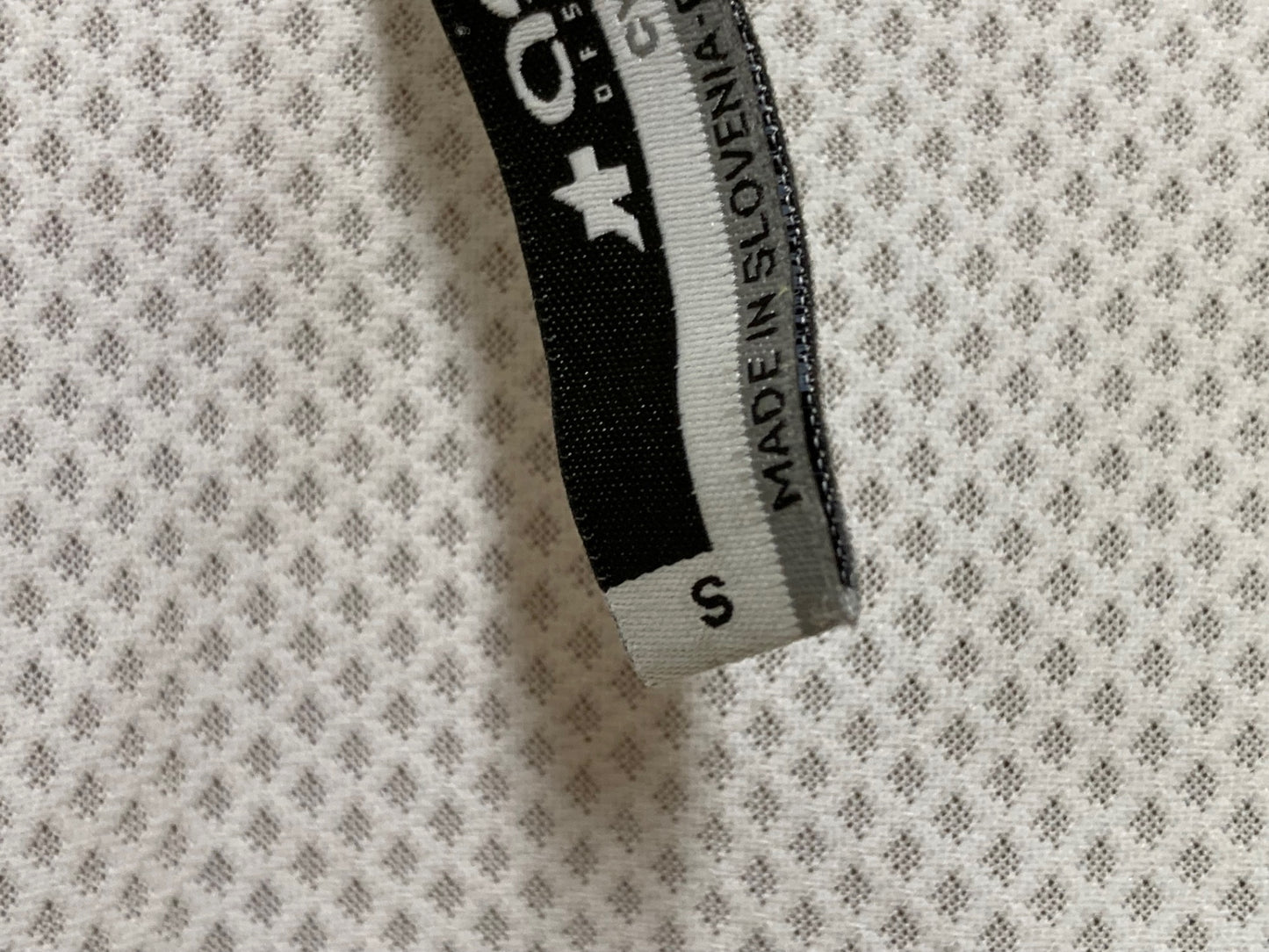 IO843 アソス assos SS.MILLE 半袖 サイクルジャージ S 白黄 タグ欠損