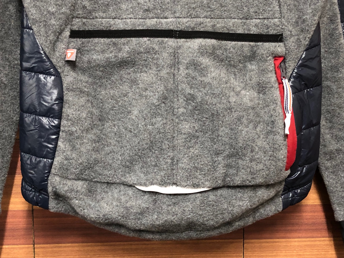 IQ823 カフェドシクリステ CAFE DU CYCLISTE Albertine Man 長袖 サイクルジャケット 紺 グレー XS