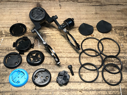 JA949 レックマウント REC-MOUNTS サイクルコンピューター マウント 両持ち Φ31.8 アダプター付